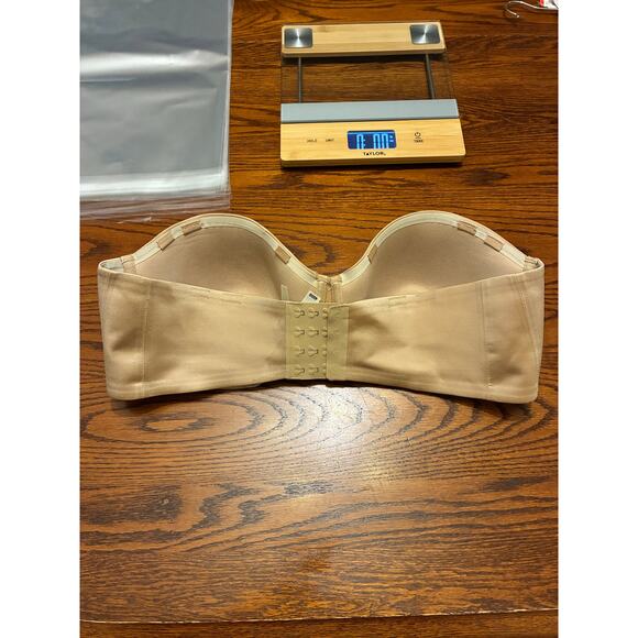 Soma Vanishing Strapless Bra Nude Beige Tan 40DD - Picture 2 of 3